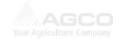 AGCO logo - white