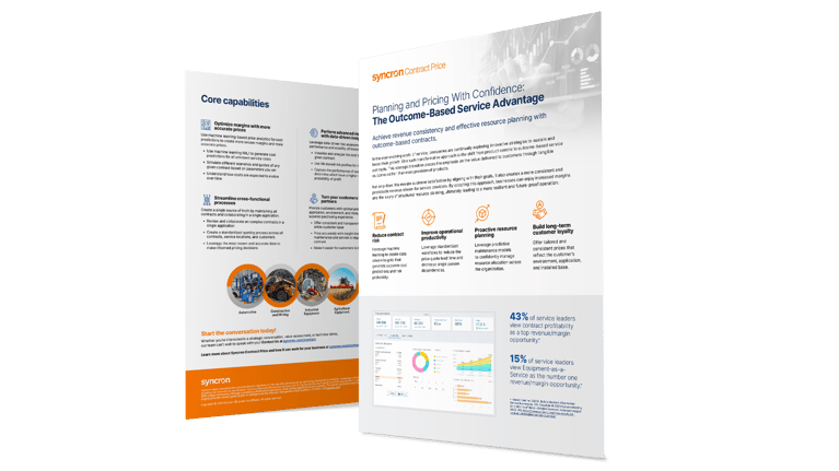 Syncron Contract Price: Create More Secure Margins With More Accurate Pricing