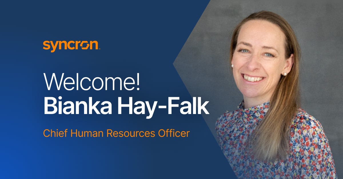Syncron Appoints Bianka Hay-Falk as Chief Human Resources Officer