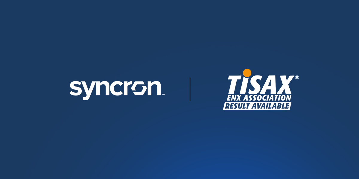 Information Security as a Corporate Strategy: Syncron Listed as TISAX Participant
