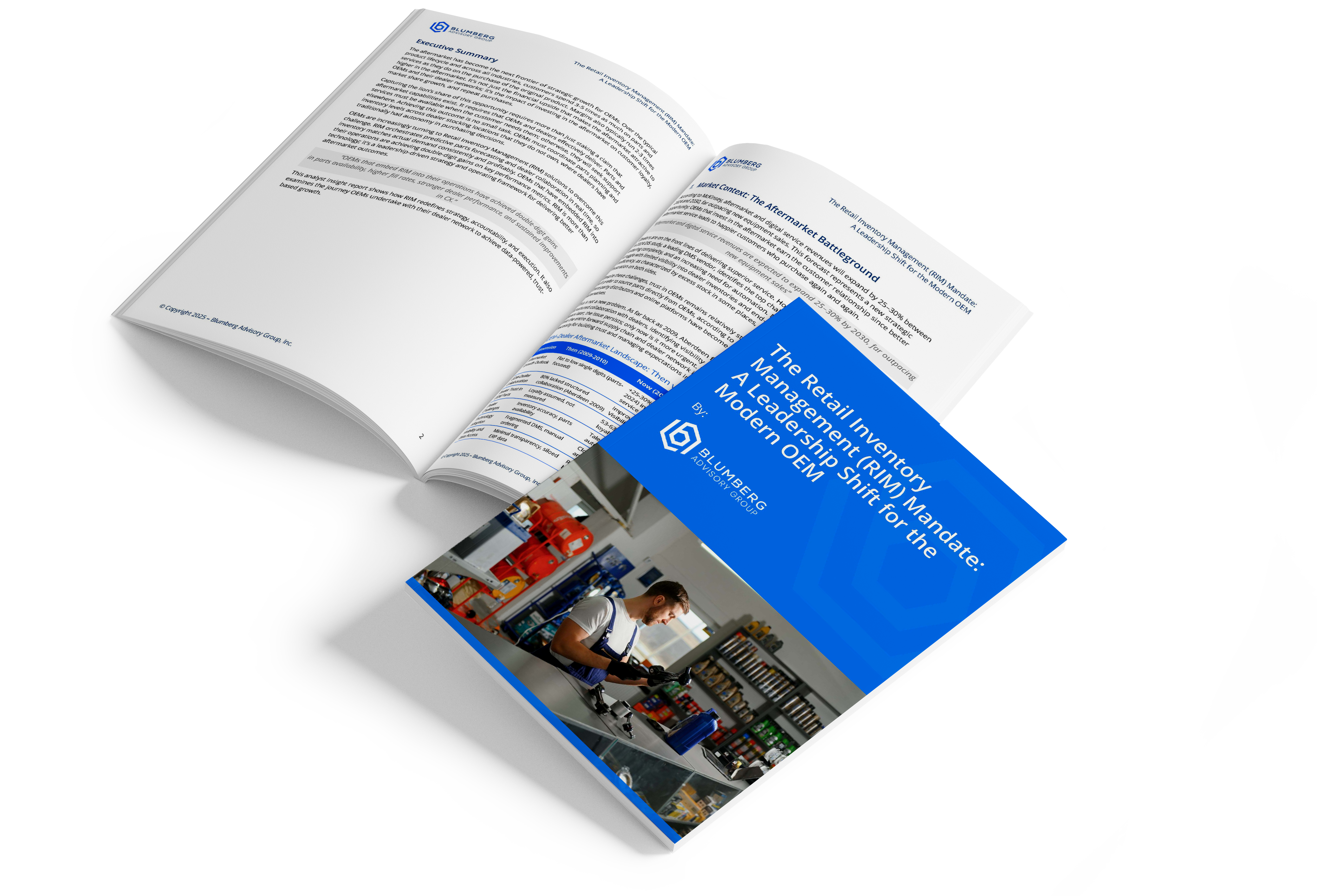 Retail Inventory Management: A Leadership Mandate for OEMs Independent Analysis from Blumberg Advisory Group