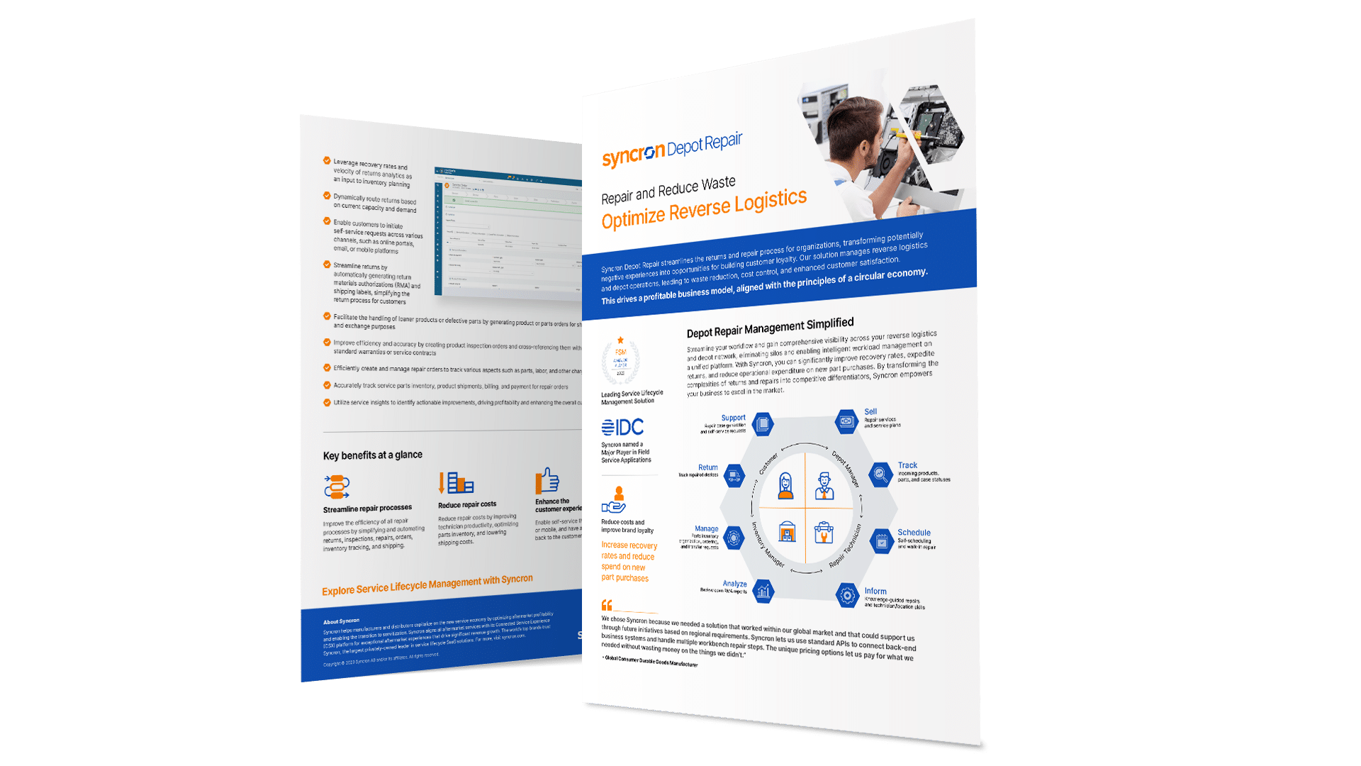 Syncron Depot Repair: Support the Circular Economy