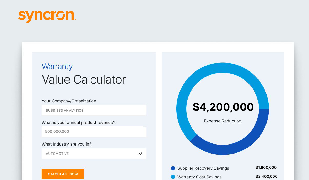 Warranty Value Calculator