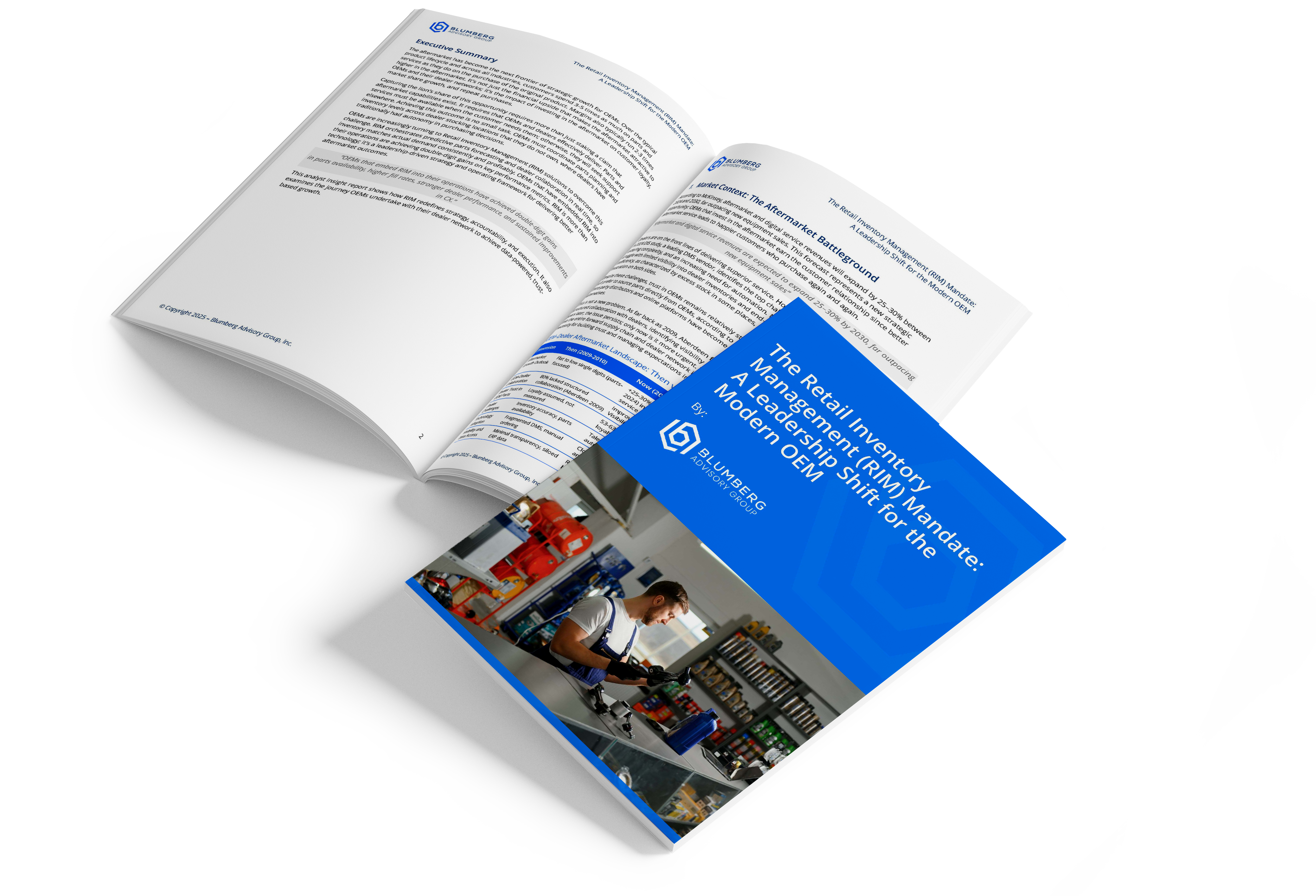 Retail Inventory Management: A Leadership Mandate for OEMs Independent Analysis from Blumberg Advisory Group