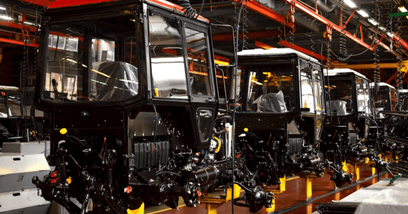 AGCO manufacturing line for tractors