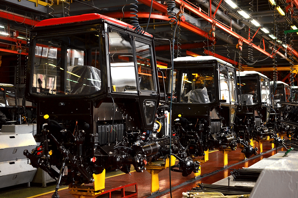 AGCO manufacturing line for tractors