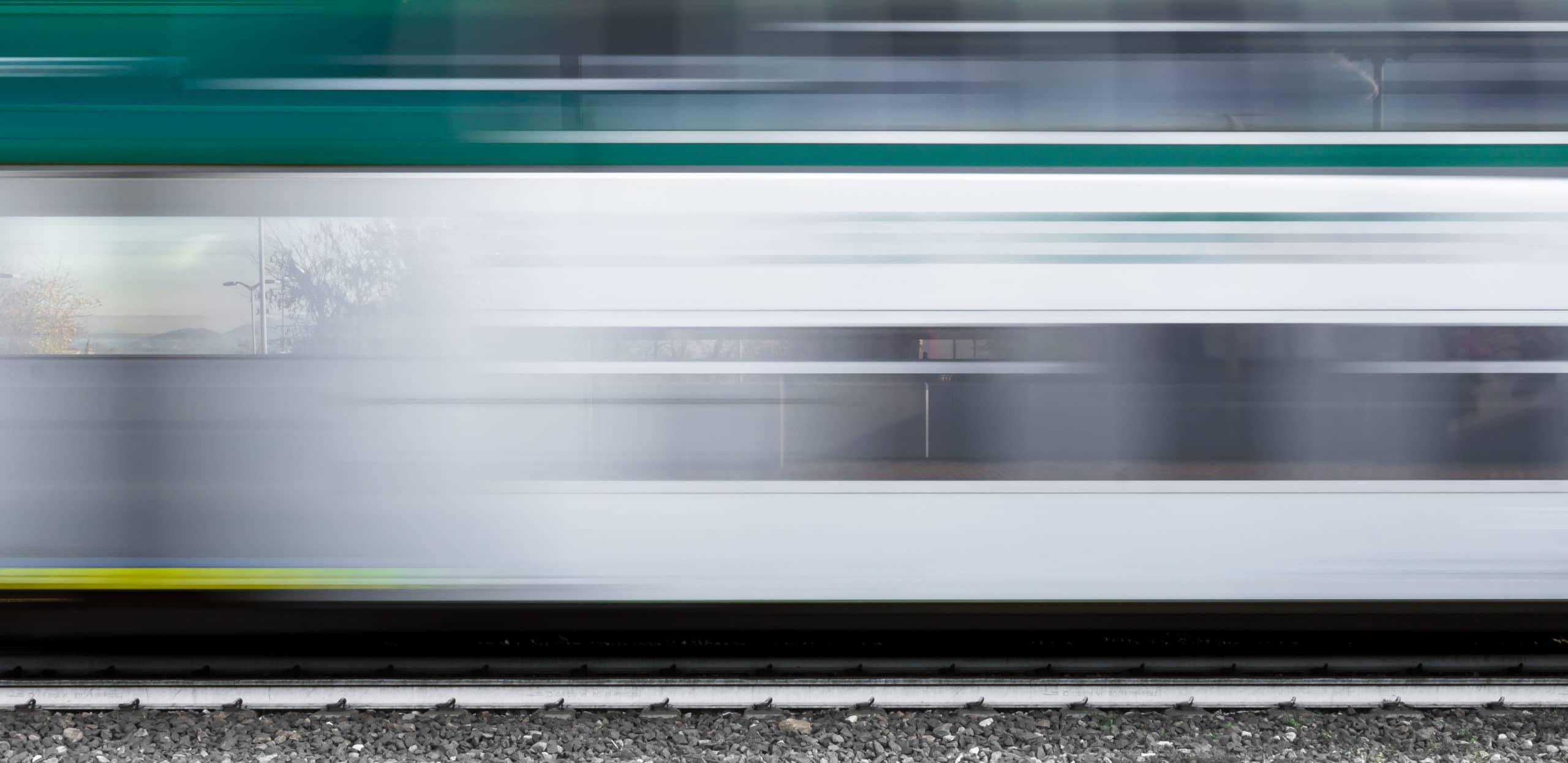 train moving fast