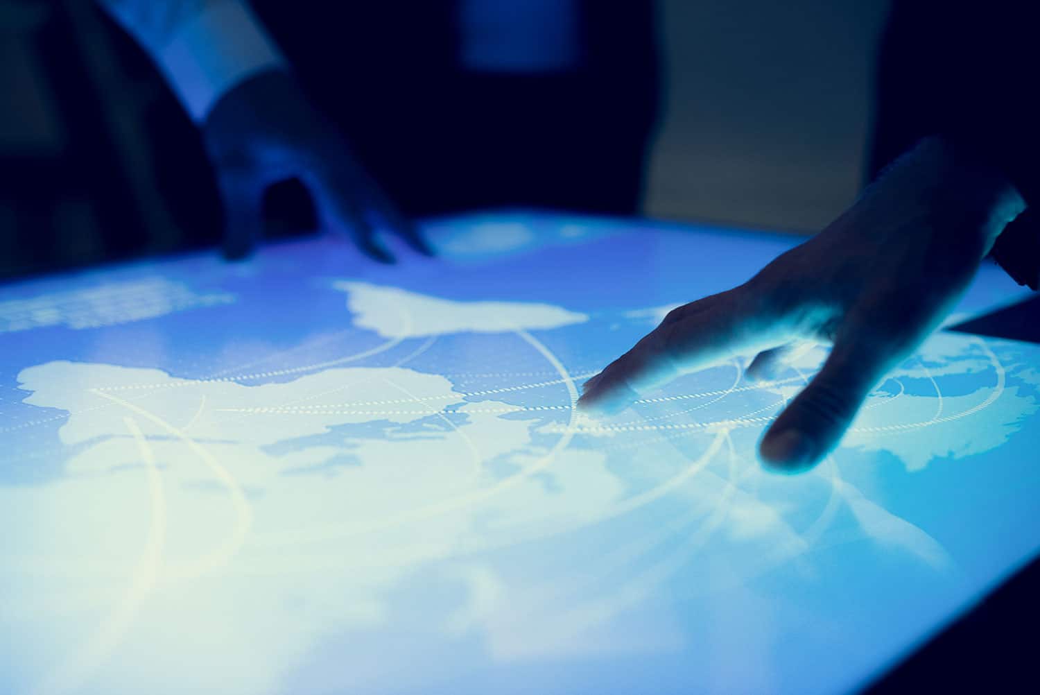 futuristic global business