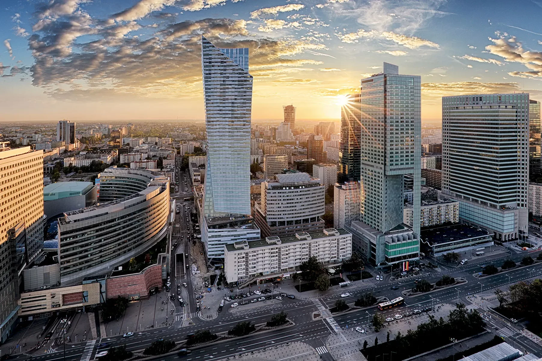 Warsaw cityscape